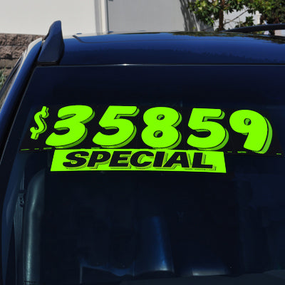 Windshield Numbers & Phrases