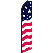 USA STARS and BARS Swooper Flag