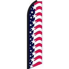 USA STAR SPANGLED Swooper Flag