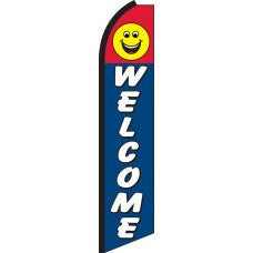 WELCOME Swooper Flag