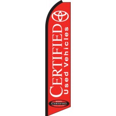 TOYOTA CPO Swooper Flag