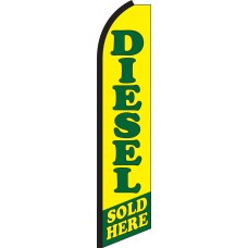 DIESEL SOLD HERE Swooper Flag