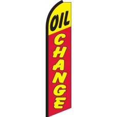 OIL CHANGE Swooper Flag