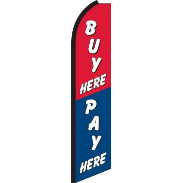 BUY HERE PAY HERE Swooper Flag