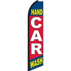 HAND CAR WASH Swooper Flag
