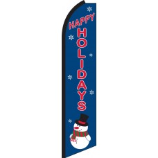 HAPPY HOLIDAYS Swooper Flag