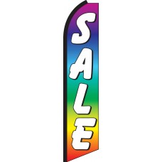 SALE RAINBOW Swooper Flag