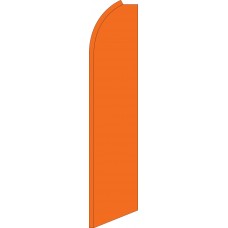 SOLID ORANGE Swooper Flag