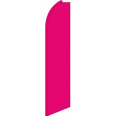 SOLID PINK Swooper Flag