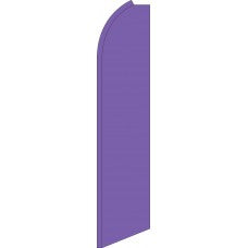 SOLID PURPLE Swooper Flag