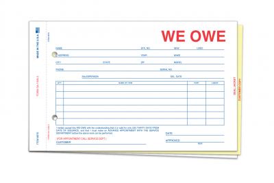 WE OWE Forms
