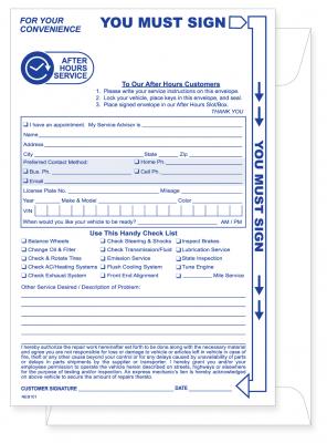 NIGHT DROP BOX ENVELOPES-500