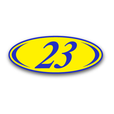 Blue / Yellow Year Stickers