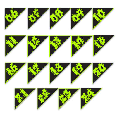 Green & Black Angle Model Year Signs