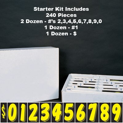 7.5" Black and Yellow Starter Kit