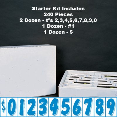 7.5" Blue and White Starter Kit