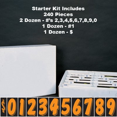 7.5" Fire Red and Black Starter Kit