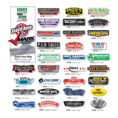 CUSTOM  DEALER DECALS
