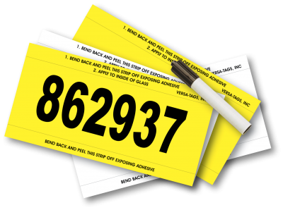 #650 Mini Stock Number Signs