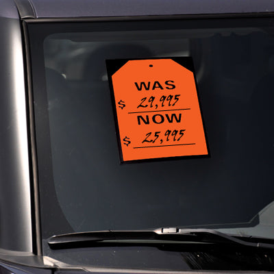Red Stick On SALE Tags