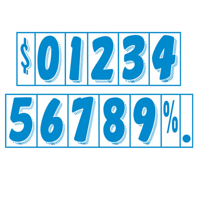 Blue & White Car Sales Numbers