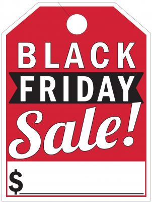 BLACK FRIDAY HANG TAG