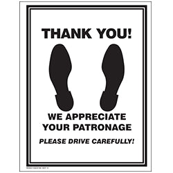FOOTPRINT Paper Floor Mats