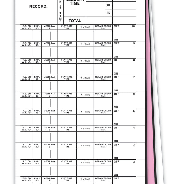 Job Time Tickets (JT-VWOA-3286-AB)