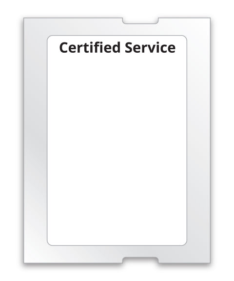 RETURN FOR SERVICE Specific Brand Labels