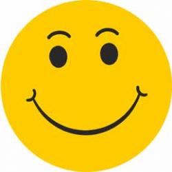 Bright Yellow Smiley Face Decals