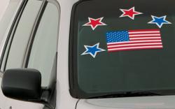 AMERICAN FLAG DECALS