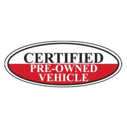 CERTIFIED PRE-OWNED VEHICLE Stickers