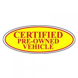 CPO Auto Dealer Stickers