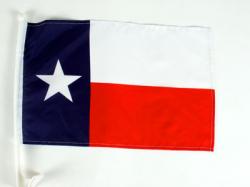Texas car flags