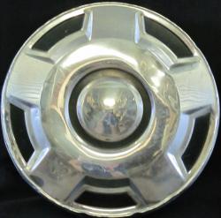 Ford Truck 'Dog Bowl' Chrome & Black Center Caps