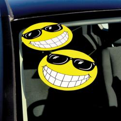 Happy Face with Sunglasses Decal