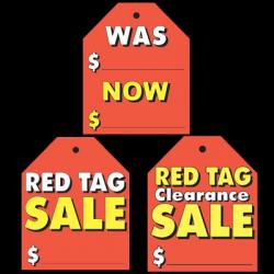 LARGE STICK-ON SALE TAGS