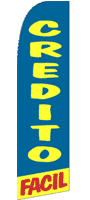 CREDITO FACIL Swooper Flag