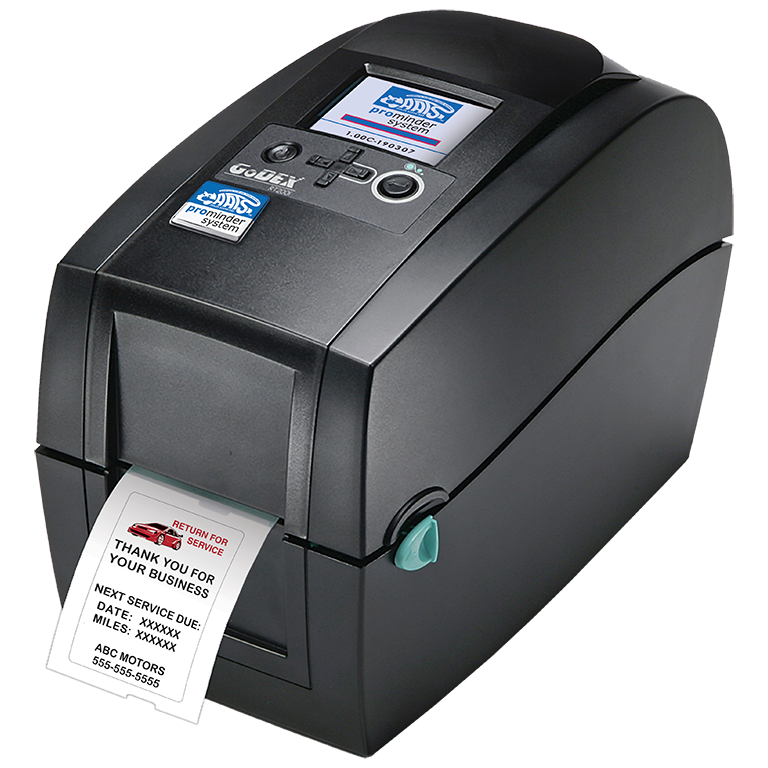 ProMinder Now Godex Service Label Printer