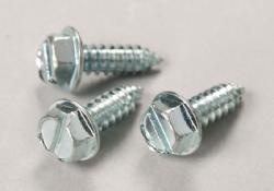 Slotted Hex Head License Plate Screws
