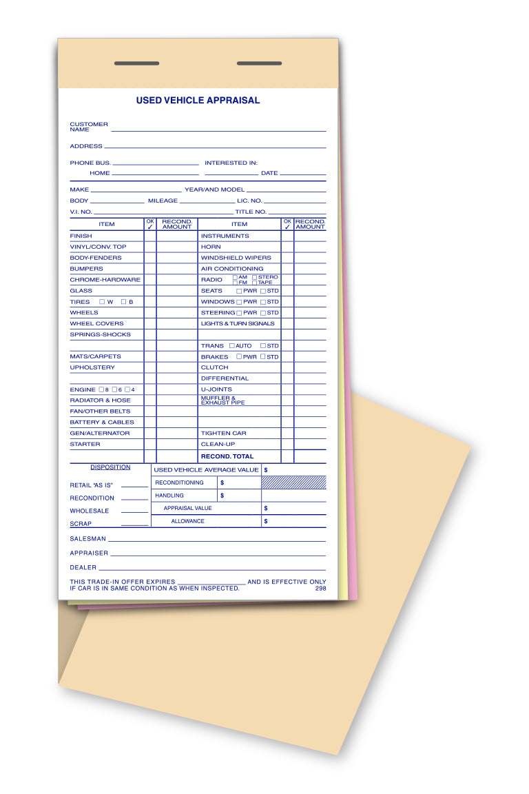 APPRAISAL BOOKS