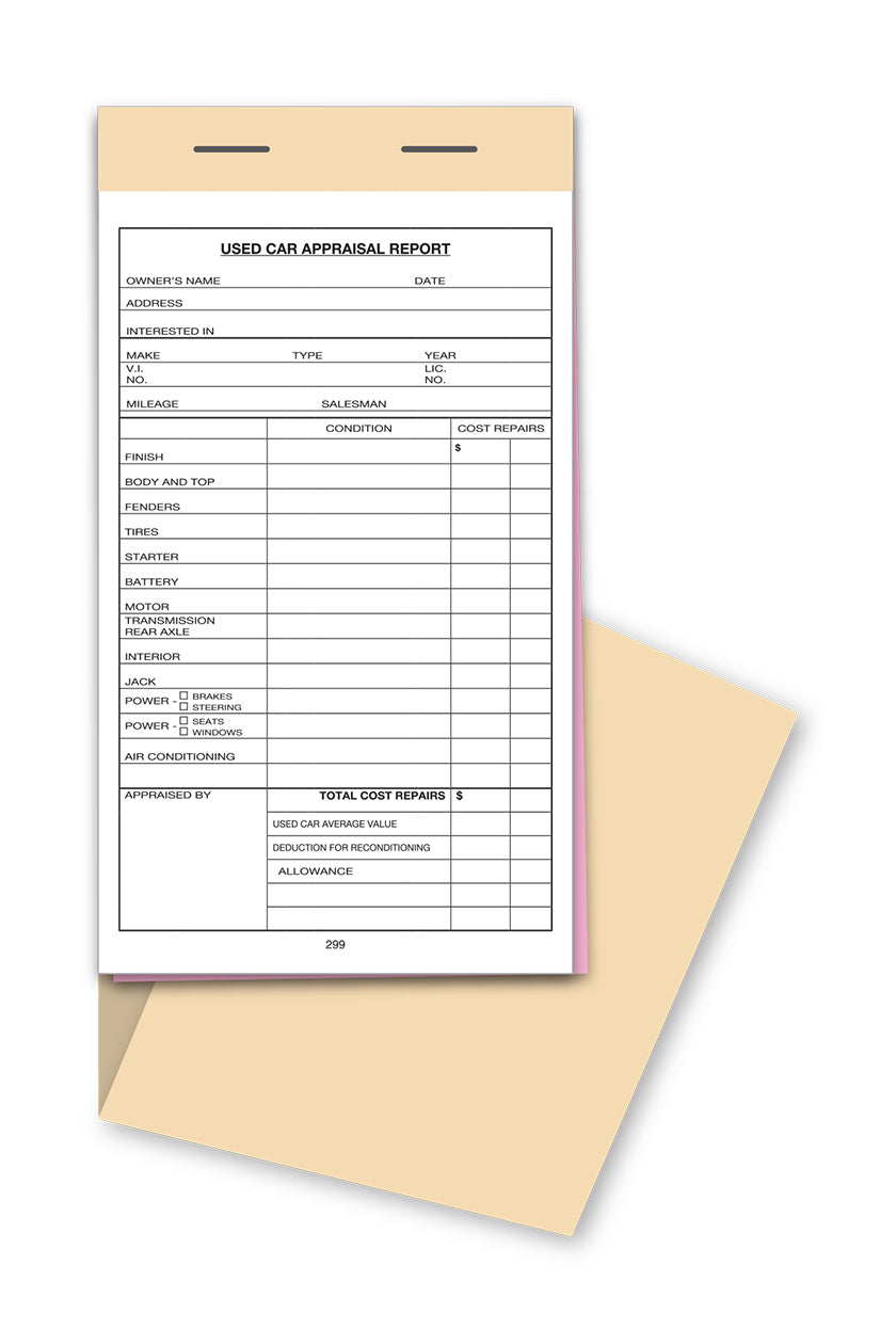 APPRAISAL BOOKS