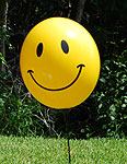 BALLOON GIZMO" HAPPY FACE" 17" BALLOON