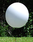 BALLOON GIZMO" WHITE 17" BALLOON