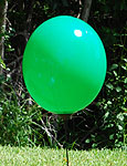 BALLOON GIZMO" GREEN 17" BALLOON