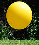 BALLOON GIZMO" YELLOW 17" BALLOON