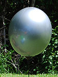 BALLOON GIZMO" SILVER 17" BALLOON