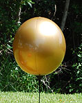 BALLOON GIZMO" GOLD 17" BALLOON