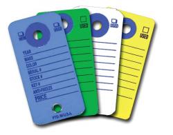 Auto Dealer Key Tags