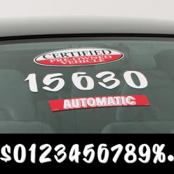 Sign Painter 6" Window Stickers